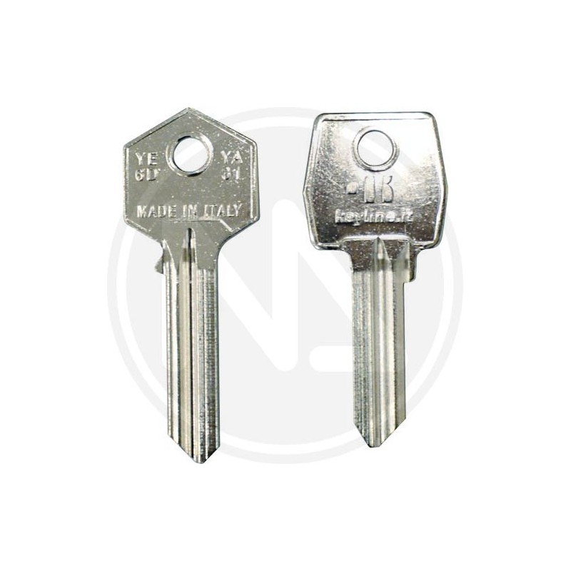 RAW CYLINDER LOCKS KEY KEYLINE