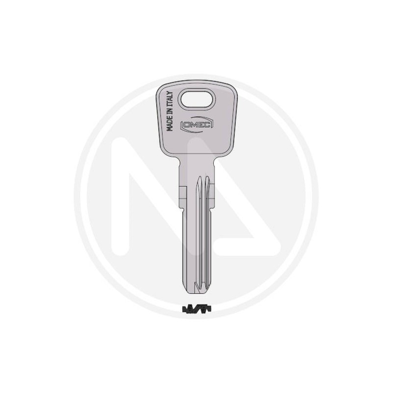 LARGE FLAT KEY "2020/06" FOR 2120 OMEC CYLINDERS