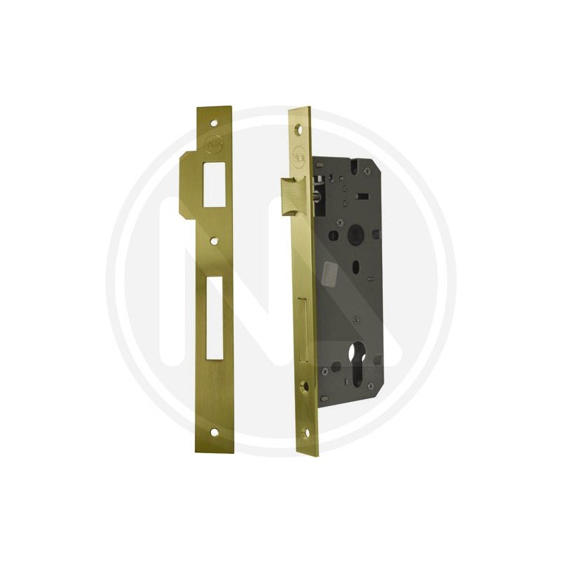 MORTICE VERSION LOCK "52X" YALE SHINY BRASS