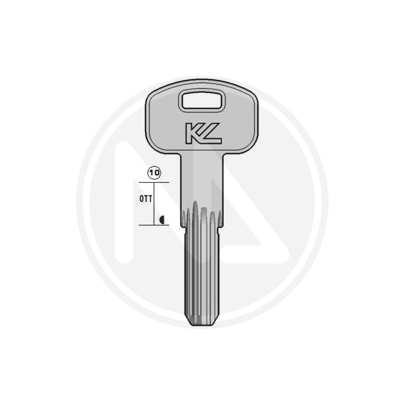RAW PUNCHED KEY KEYLINE
