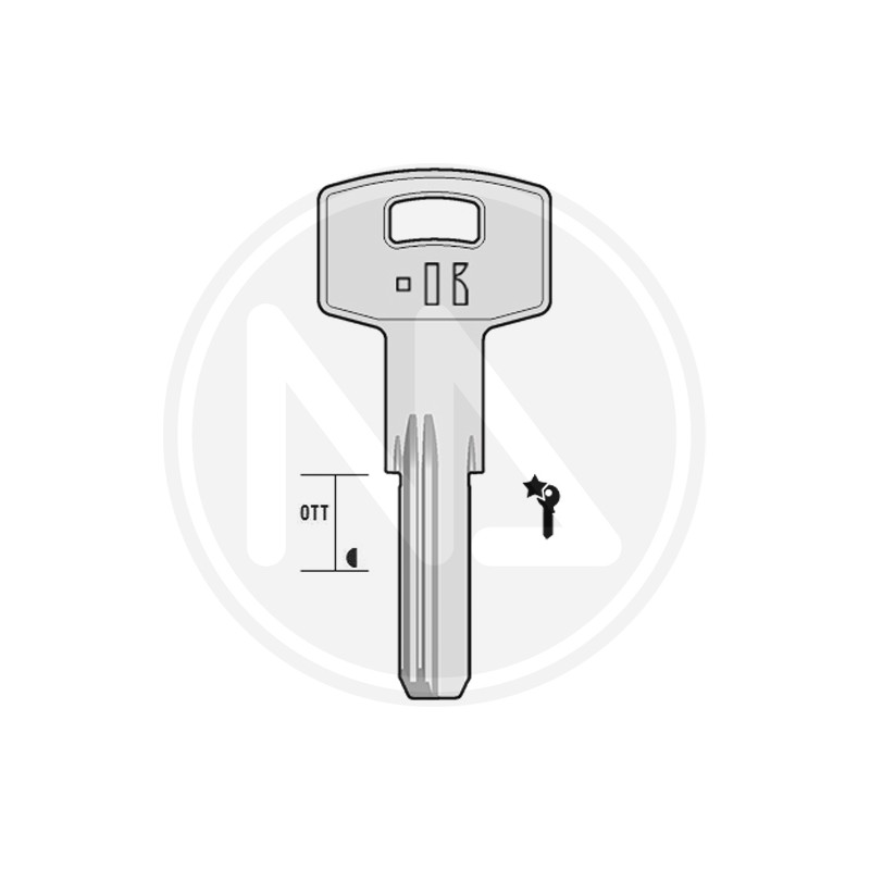 RAW PUNCHED KEY KEYLINE