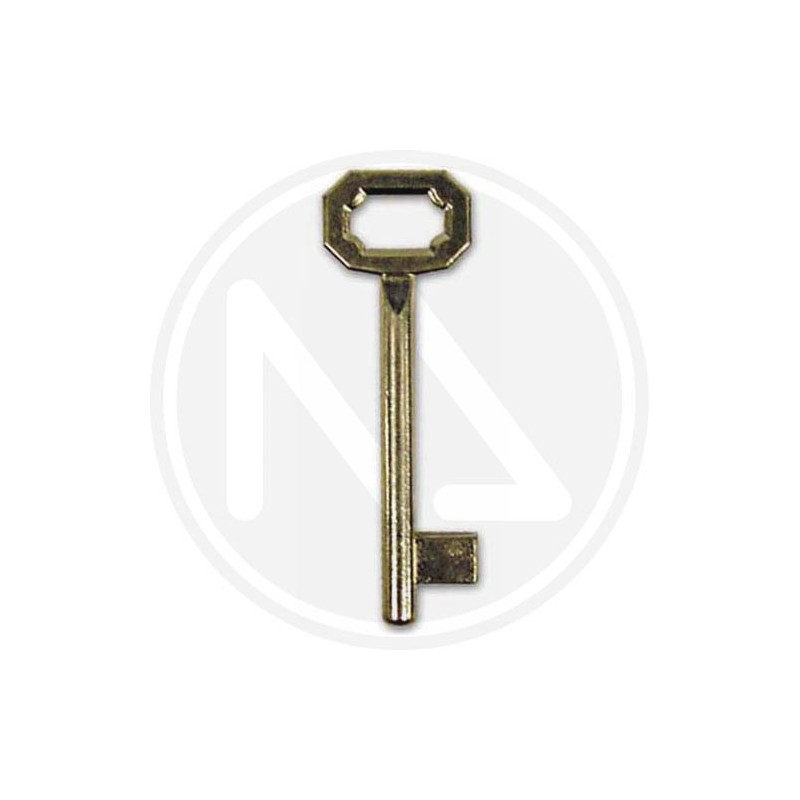 KEY FOR BRASS PLATED PATENT LOCKS PASSEPARTOUT
