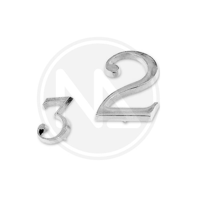 NUMERO CROMATO 80 MM. 0-9