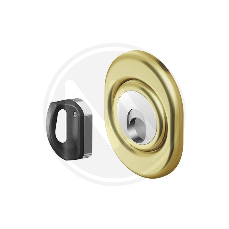 POLISHED BRASS MAGNETIC DEFENDER "MR 500F" DISEC
