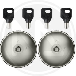 LUCCHETTO PER VEICOLO COMMERCIALE "UFO 2" set 2 pz MERONI