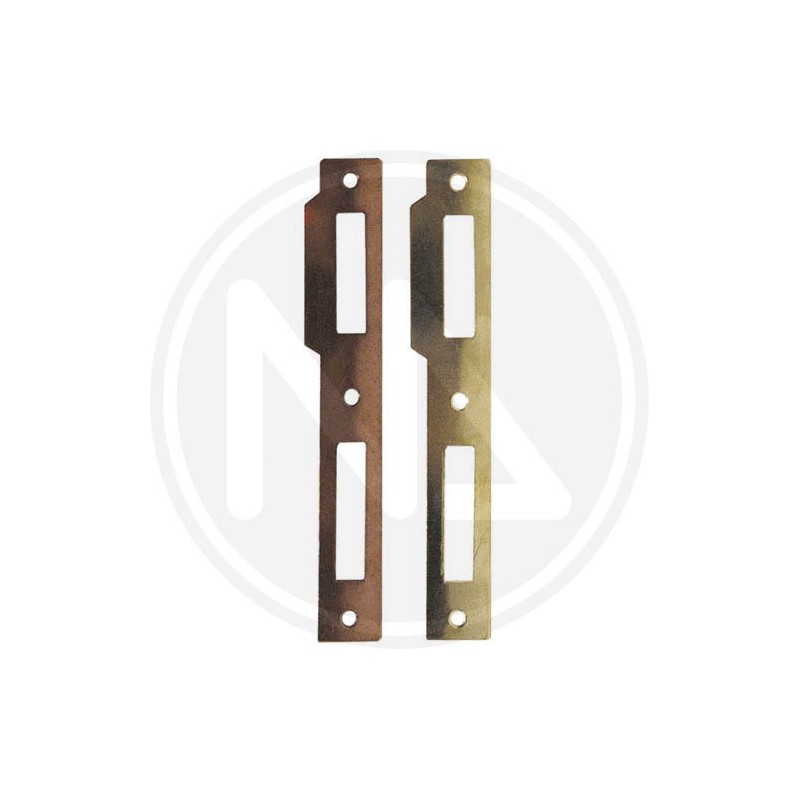 striking plate for patent locks with square border BONAITI