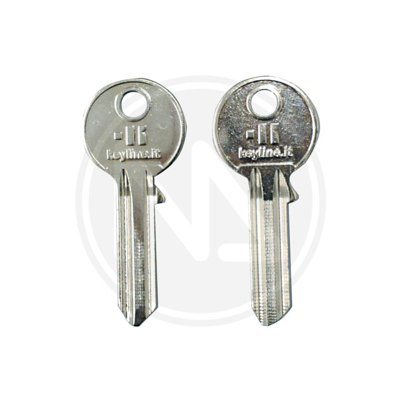 UNIVERSAL STEEL KEY BLANK KEYLINE