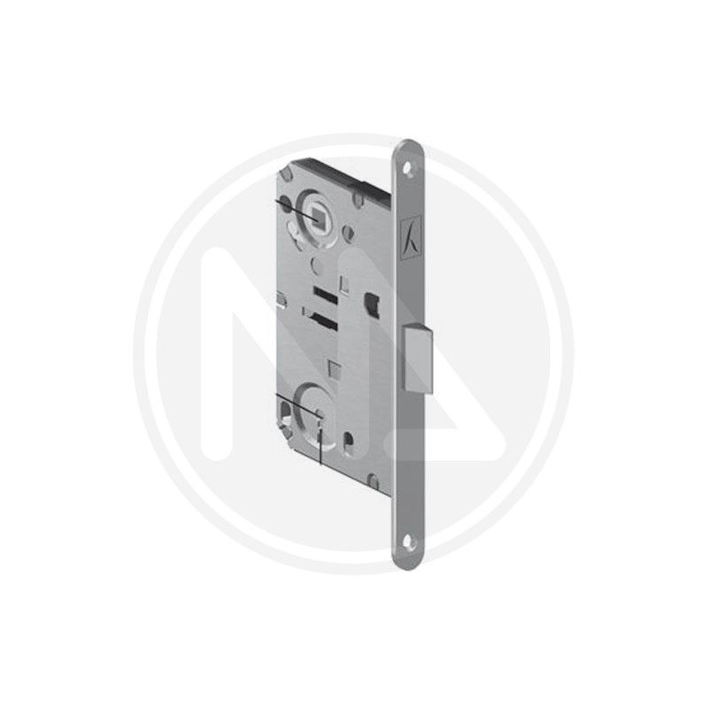 MORTISE LOCK "B-BITTER" PATENT MOD. T60 matt chrome BONAITI