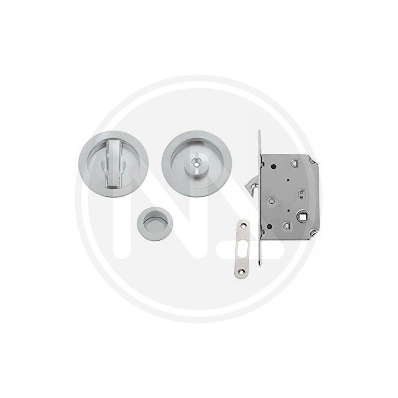 round type locks for sliding door CHROME