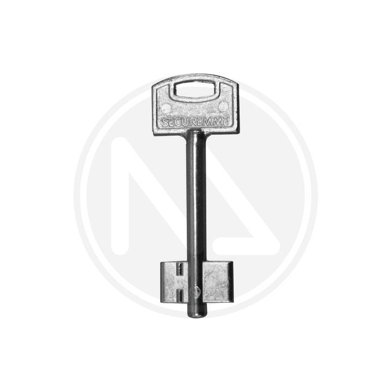 DOUBLE SIDED KEY "B 68/35/11" SECUREMME