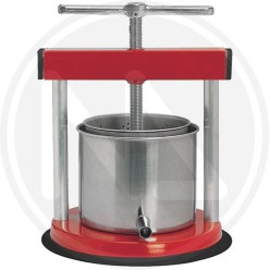 red squeezing press