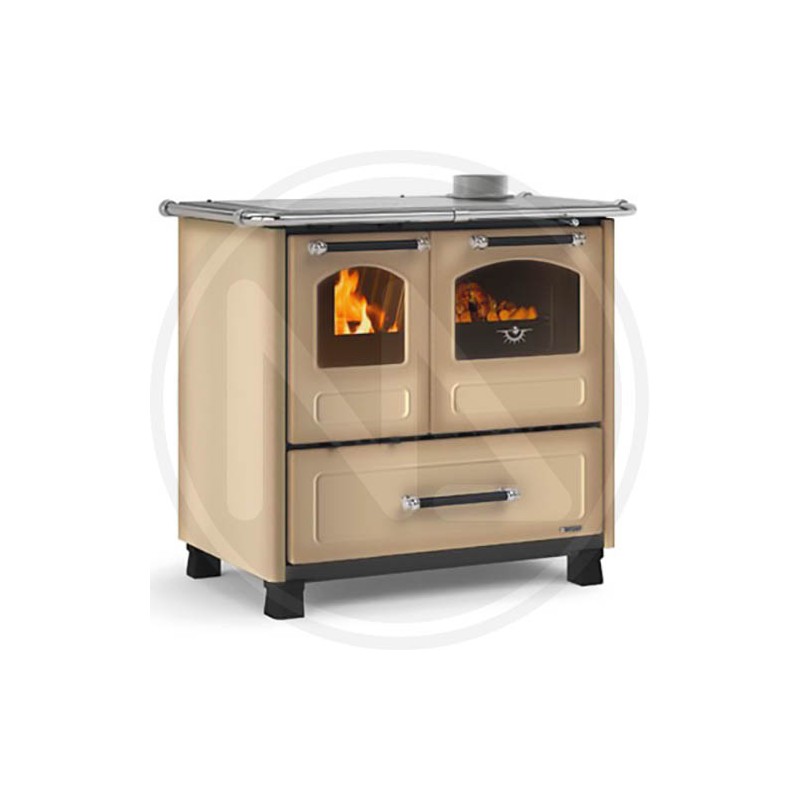 WOOD STOVE cappuccino "FAMILY 4.5" nordica