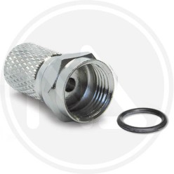 TV PLUG TO SCREW "F" FOR ANTENNA