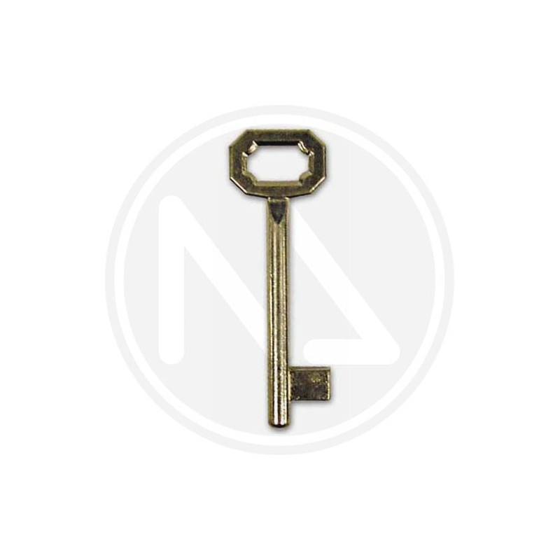 KEY FOR BRASS PLATED PATENT LOCKS PASSEPARTOUT