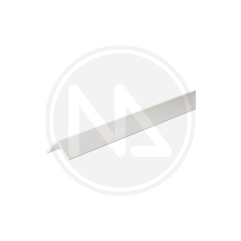 WHITE expanded hd PVC staff angle 3 MT.