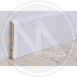 BATTISCOPA IN MDF BIANCO