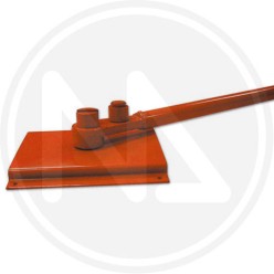 iron bar bender plate 14 mm. with handle