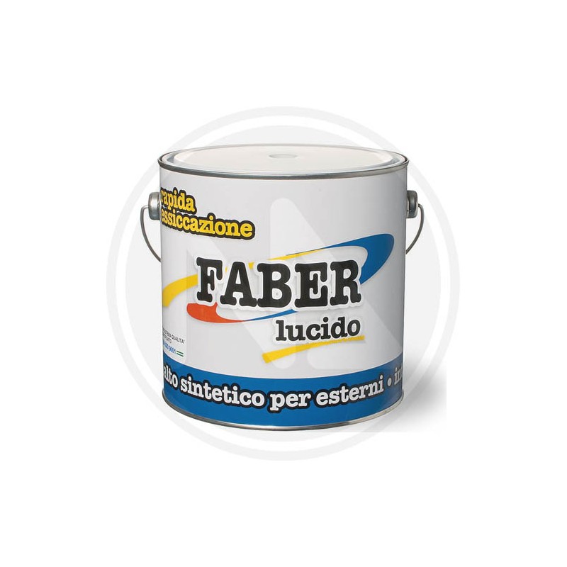FAST DRYING ENAMEL glossy "FABER" 14 LT. laiv
