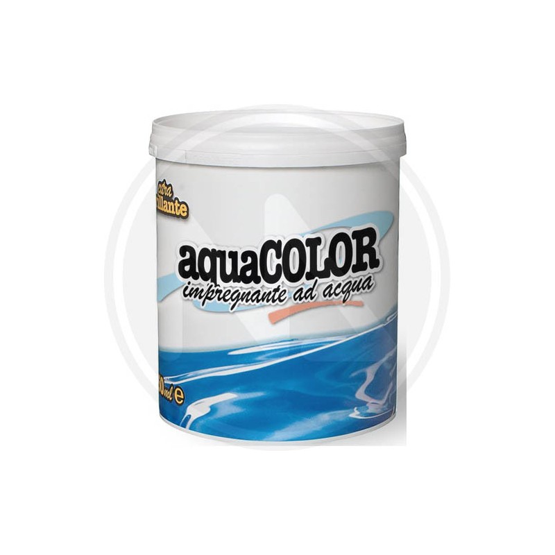 STAIN FOR WOOD WATER BASED "AQUACOLOR 750 ML." LAIV