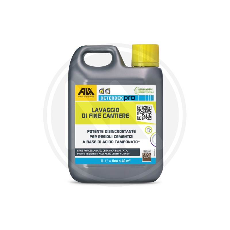 END-OF-SITE WASHING DETERGENT "deterdek PRO" FILA