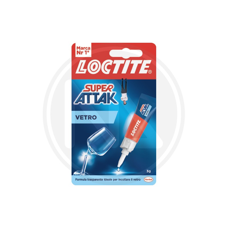 adhesive for glass super attak "vetro" loctite