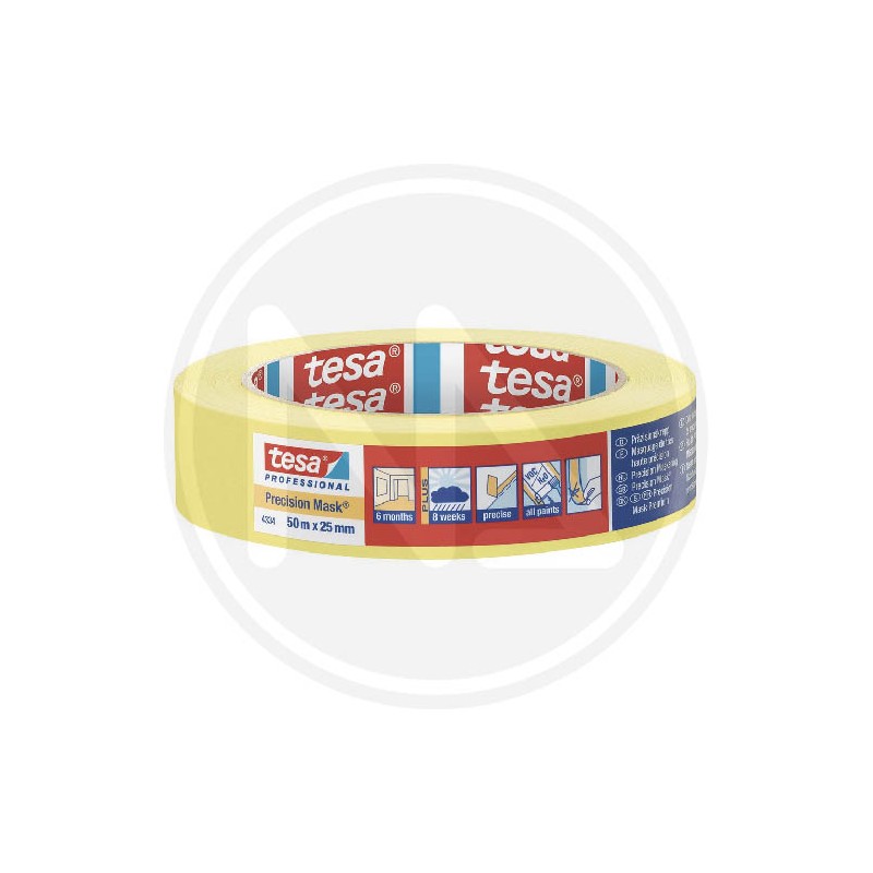 TESA "PRECISION MASK" YELLOW ADHESIVE TAPE