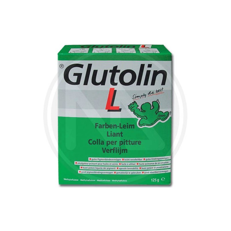 colla in polvere per pittura "glutolin l"