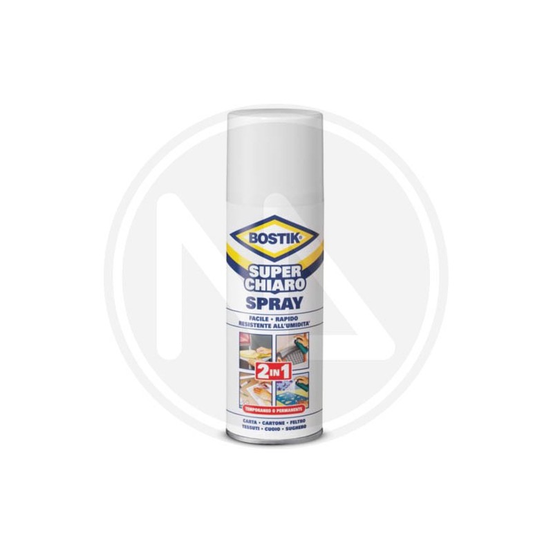 universal spray glue "super chiaro" bostik