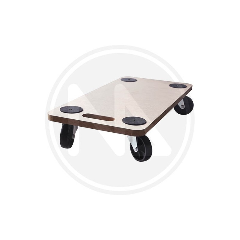 MDF PLATFORM TROLLEY WITH 4 WHEELS