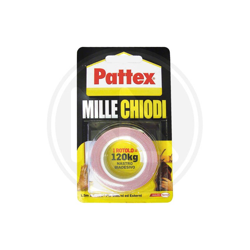 double sided adhesive tape roll "millechiodi" henkel