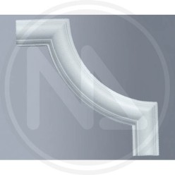DECORATIVE CORNER FOR CEILING POLYSTYRENE "IA745LG" BOVELACCI