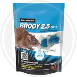 fresh bait for mouses  "BRODY 2.5 paste blu" KOLLANT