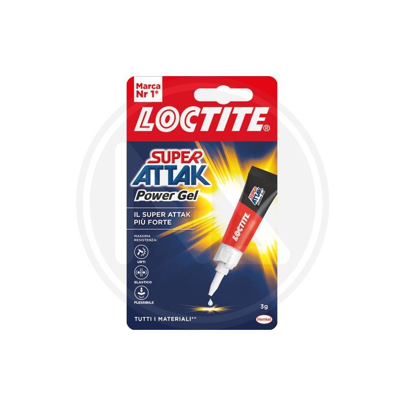 UNIVERSAL ADHESIVE SUPER ATTAK "POWER GEL" LOCTITE