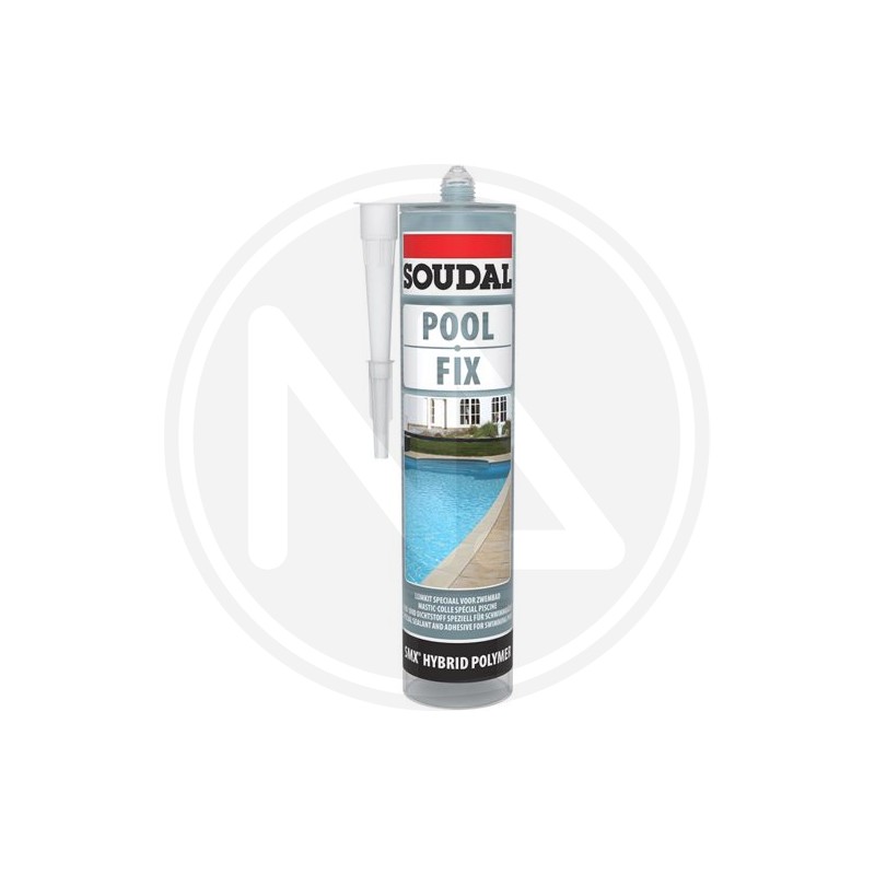 adhesive sealing per piscina "pool fix TRASPARENTE" soudal