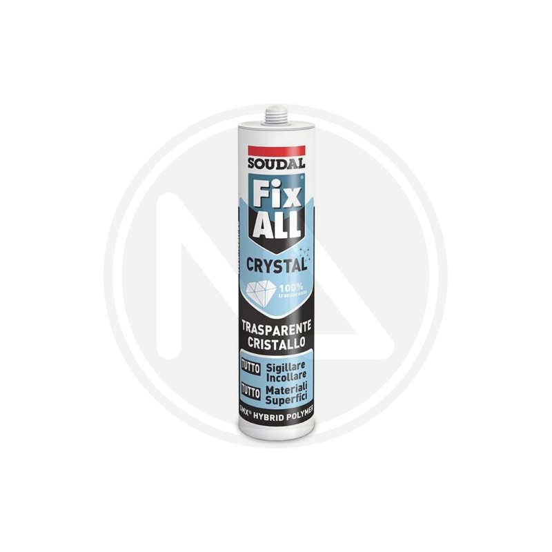 ADHESIVE SEALING "FIX ALL CRYSTAL" CARTRIDGE SOUDAL