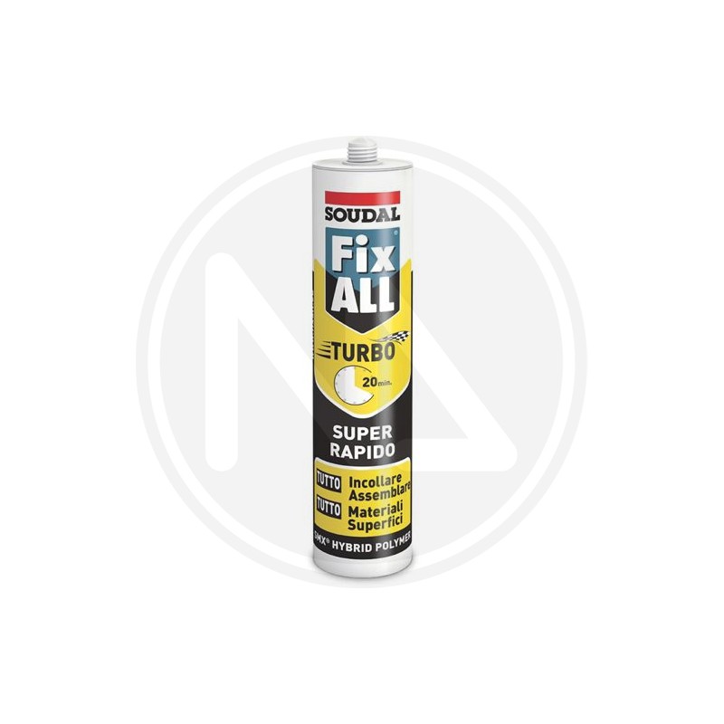 ADHESIVE SEALING "FIX ALL TURBO BIANCO" SOUDAL