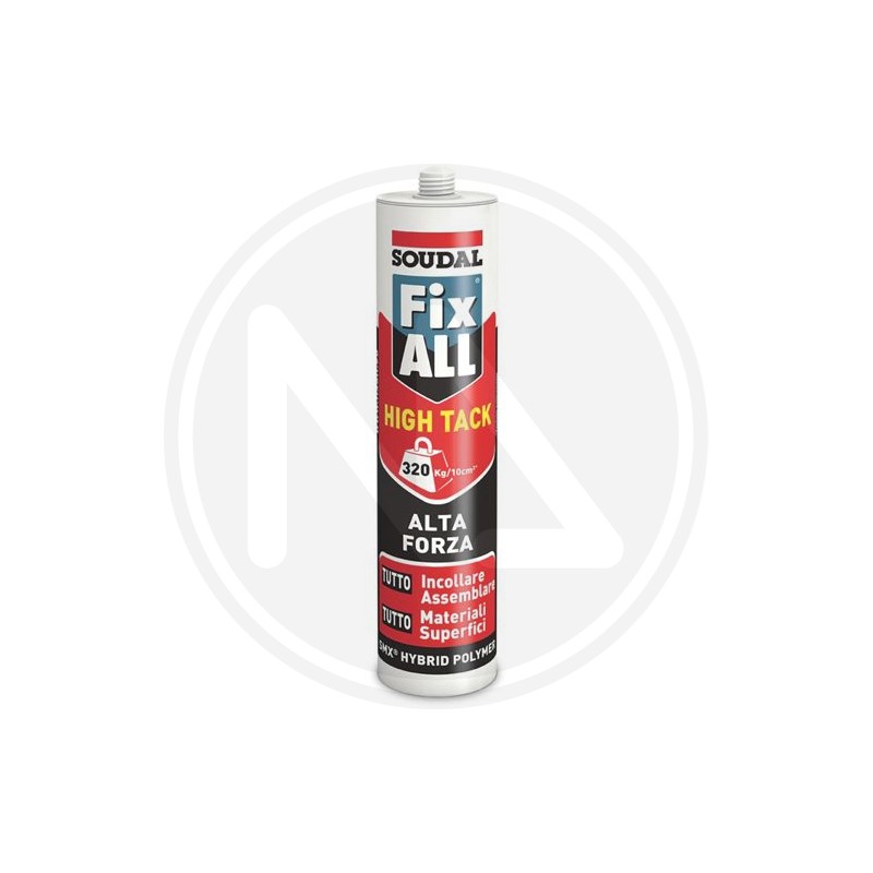 ADHESIVE SEALING "FIX ALL HIGH TACK BIANCO" SOUDAL