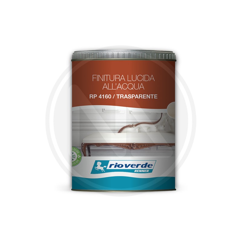 VERNICE FINITURA AD ACQUA LUCIDA PER LEGNO RIO VERDE