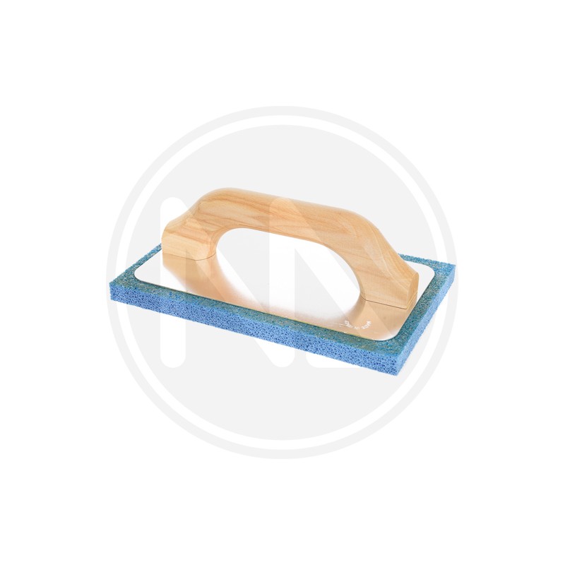 aluminium trowel with bleu foam rubber - maurer