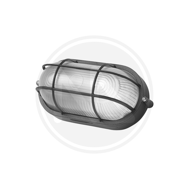 GARDEN ceiling light "OVALE NERO" papillon*