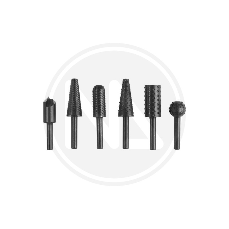 Rotary rasps in set 6 pcs MAURER