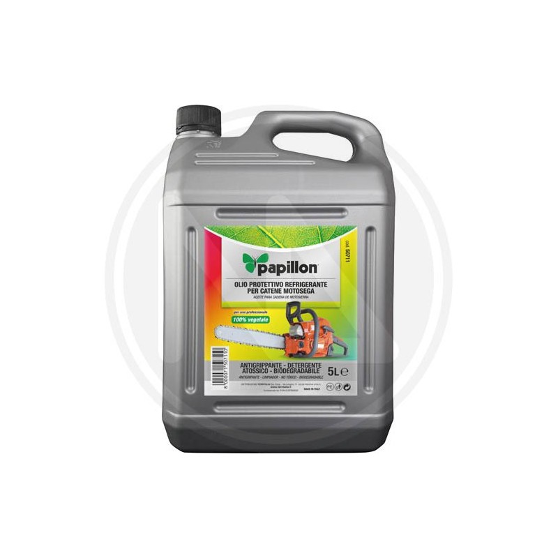 chain saw lubricanting oil 5 LT. PAPILLON