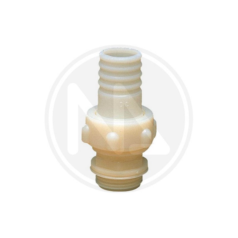 Straight hose nylon connection for electical pumps