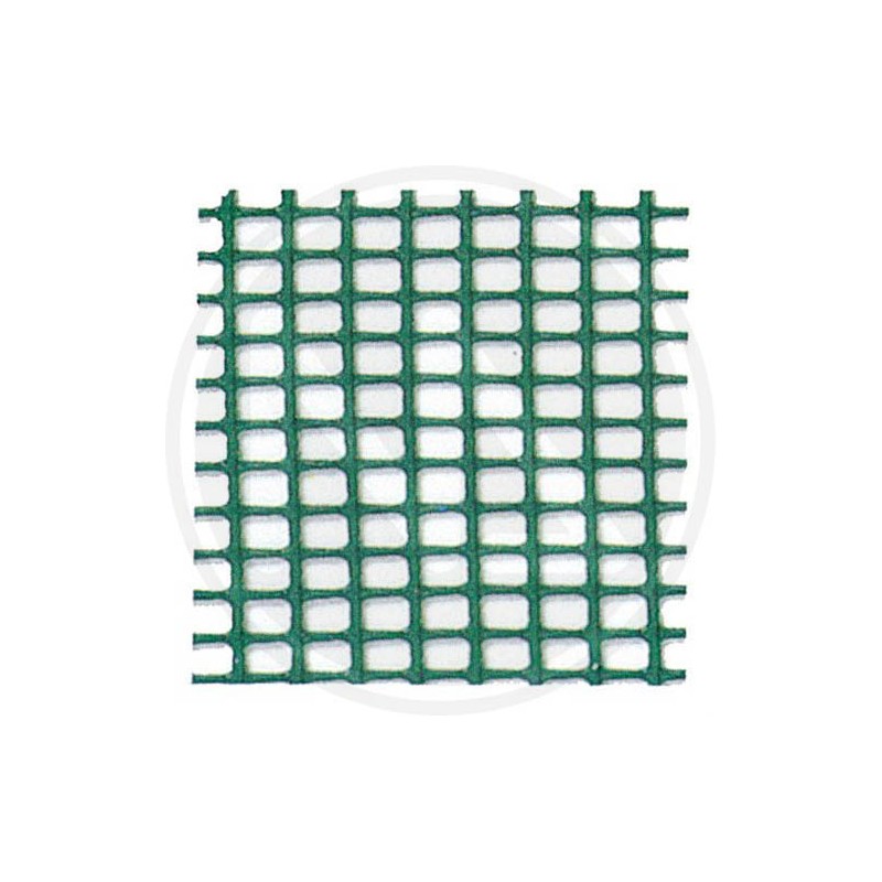 Woven GREEN net pvc "quadretta" rectangular mesh