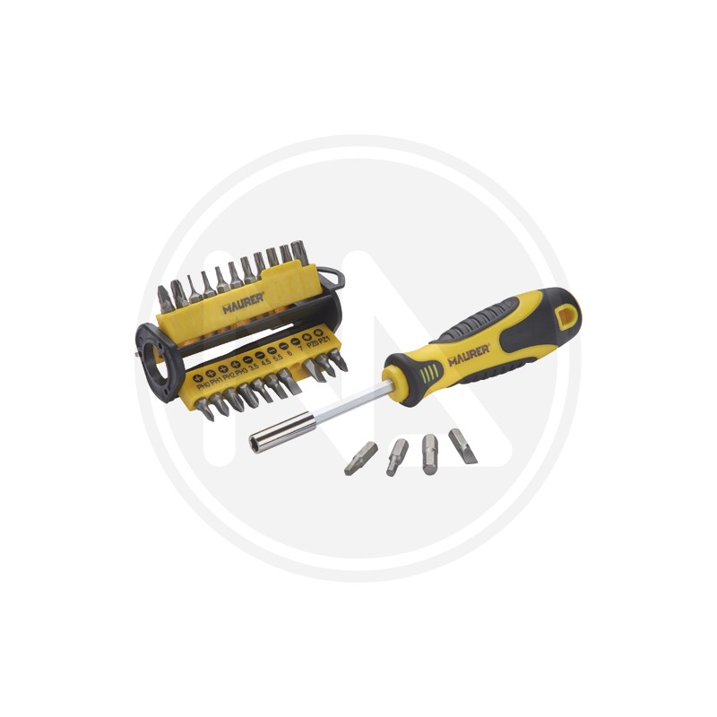 MAGNETIC SCREWDRIVER 35 PCS. MAURER