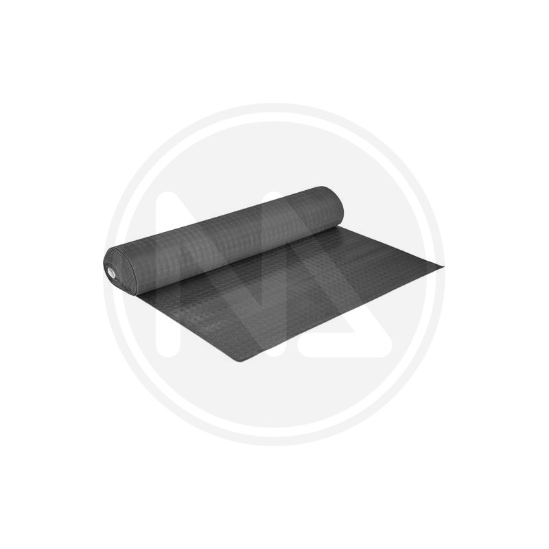 BLACK RUBBER BOLTED FLOOR COVERING H. 120 CM. MAURER