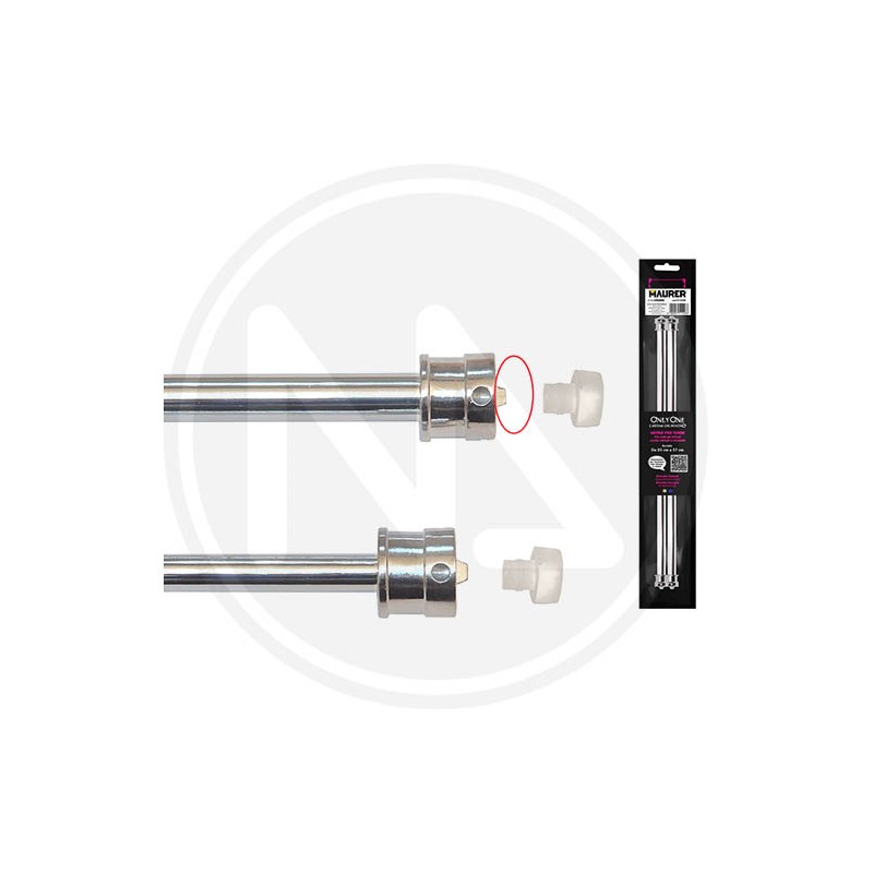 UNIVERSAL NET ROD "ONLY ONE" CHROME MAURER
