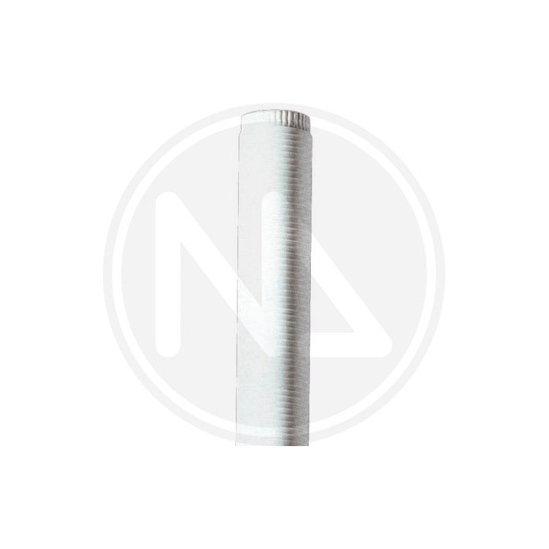 TUBO PER STUFA FLESSIBILE bianco
