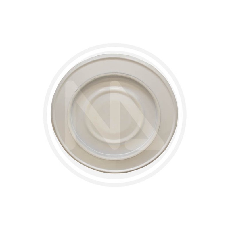 WHITE rose window for pipe with cover