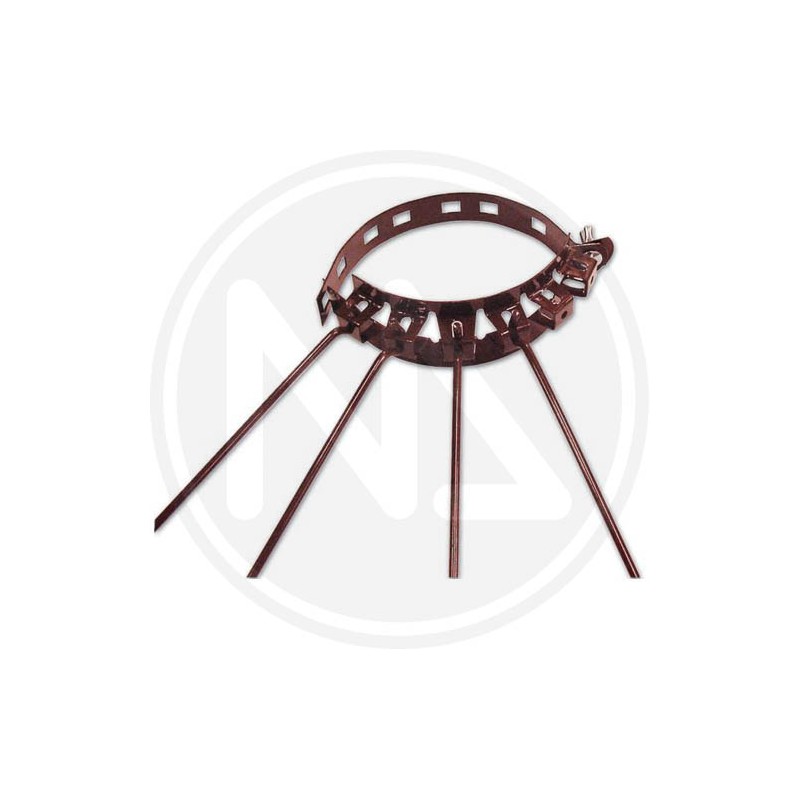 BROWN clothes horse for pipe